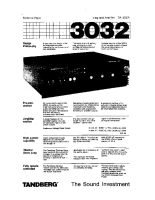 Tandberg TIA-3032-A - Brochure